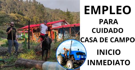 Empleos de matrimonio,cuidar casa, finca